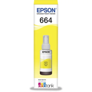 Tinta Epson Original 664 Amarelo
