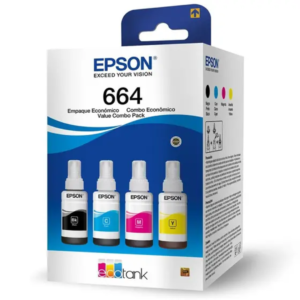 Kit 4 Tintas Epson 664 Original