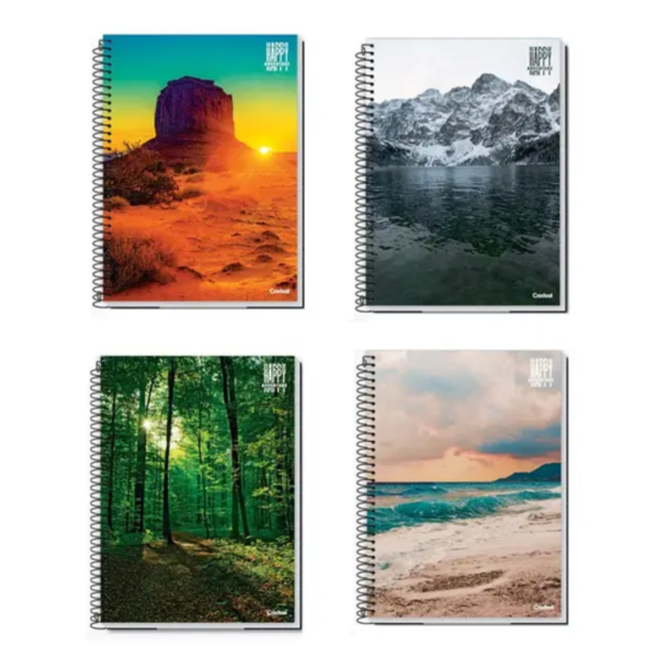 Caderno 20 Matérias Happy Adventure