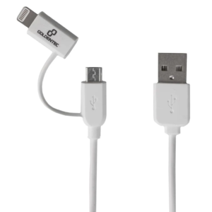 Cabo 2 em 1 Micro e IOS Goldentec