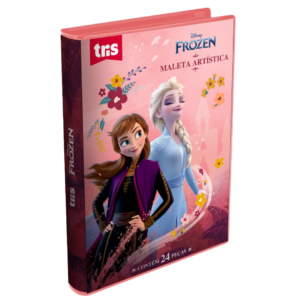 Maleta Artística Frozen Com 24 Peças