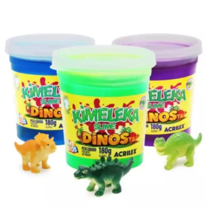 Kimeleka Slime Dinossauros Acrilex