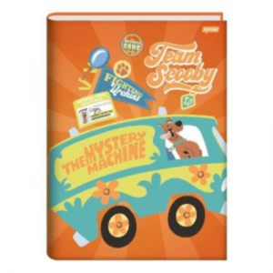 Caderno Brochura Capa Mole Scooby Doo