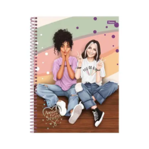 Caderno Amigas para Sempre 10 Matérias