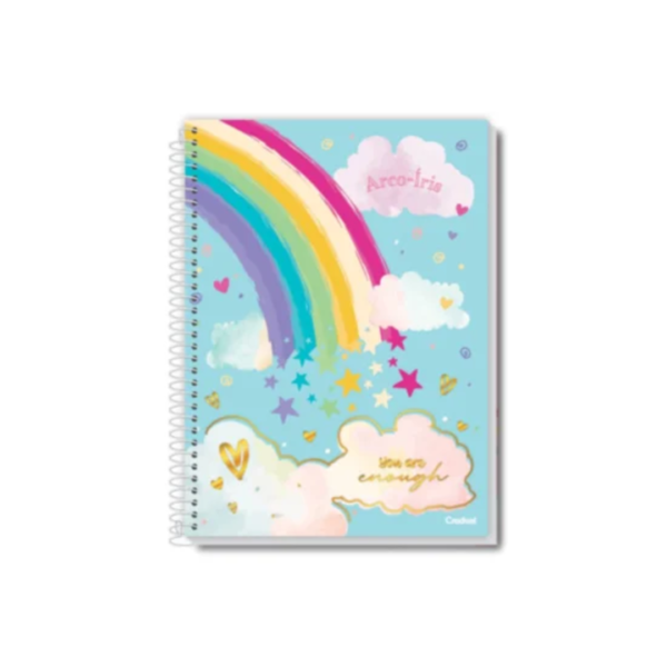 Caderno 20 Matérias Arco-Íris - Image 2