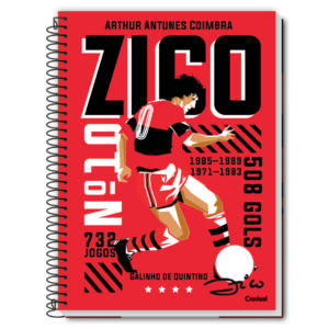 Caderno 10 Matérias Zico Flamengo