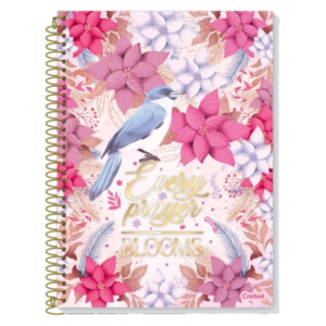 Caderno 16 Matérias Pétalas Credeal