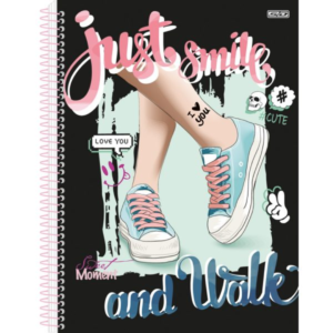 Caderno 10 Matérias Sweet Moment