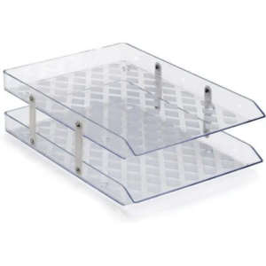 Bandeja Dupla Móvel Cristal