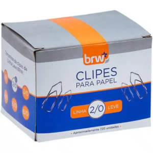 Clipes para Papel 2/0 BRW