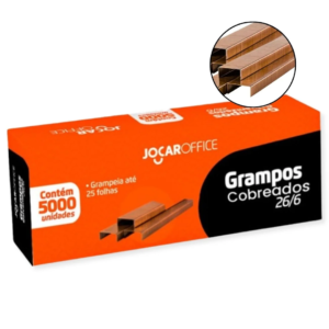 Grampos Cobreados 26/6 Jocar