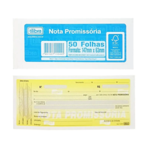 Nota Promissória 147mm x 63mm
