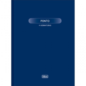 Livro de Ponto 4 Assinaturas