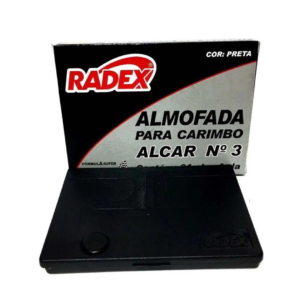 Almofada para Carimbo Nº 3 Preta