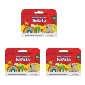 Massinha de Modelar 12 Cores