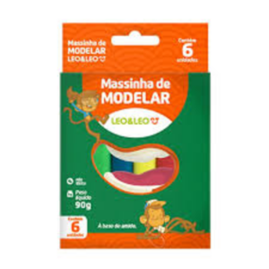 Massinha de Modelar 6 Cores