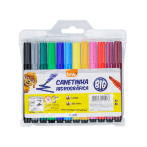 Canetinha Big 12 Cores BRW