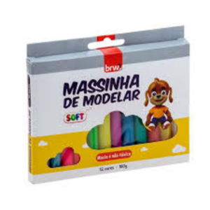 Massa de Modelar Soft 12 Cores