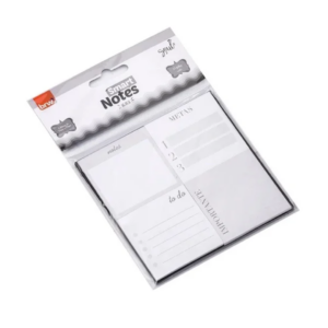 Bloco Adesivo 4 Blocos de 25 Folhas