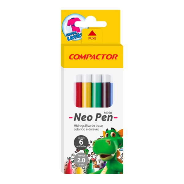 Canetinha Mirim 6 Cores