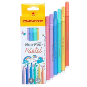 Canetinha 6 Tons Pastel