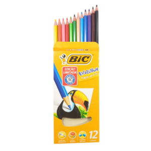 Lápis de Cor 12 Cores Bic