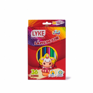 Lápis de Cor 36 cores LYKE