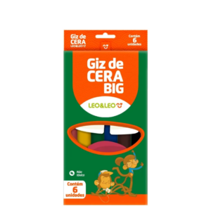 Giz de Cera Big 6 Cores