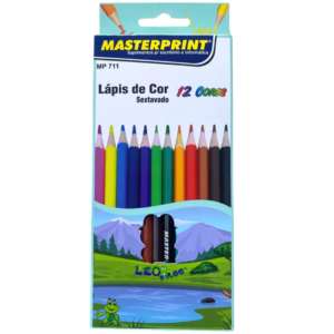 Lápis de Cor 12 Cores Masterprint