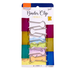 Binder Clip Metalic Brw Com 6