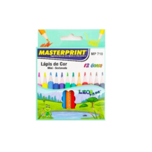 Lápis de Cor Mini 12 Cores