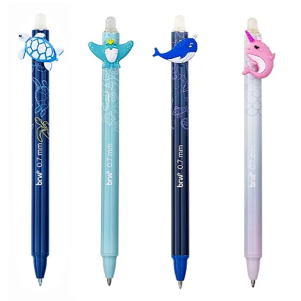 Caneta Apagável Azul Brw - Image 5