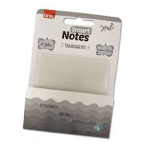 Bloco Adesivo 20 Folhas Transparente