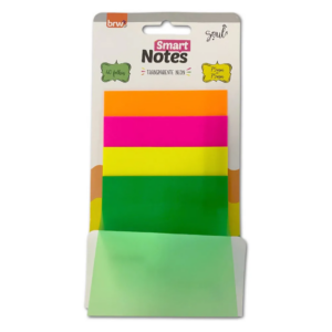 Bloco Adesivo 40 Folhas Transparente