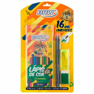 Kit Escolar Brw 16 Unidades
