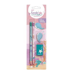 Kit Escolar Fundo do Mar