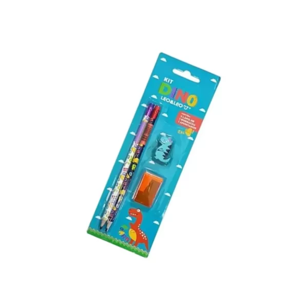 Kit Escolar Dino Leo e Leo