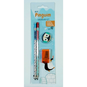 Kit Escolar Pinguim Leo e Leo