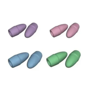 Borracha Ponteira Colorida Mercur