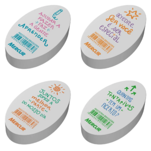 Borracha Oval Frases Mercur