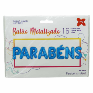 Balão Nome Parabéns Make+