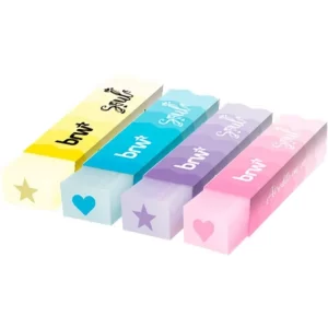 Borracha Decorada Transparente